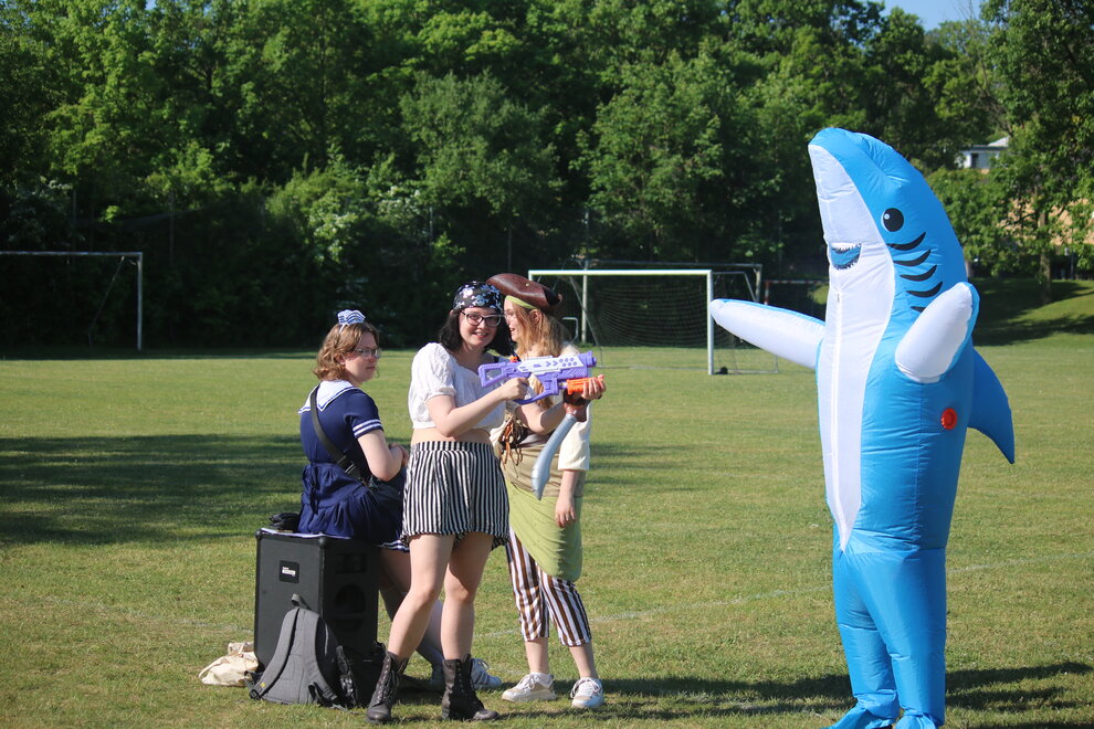 HF3-elever til idrætsdag